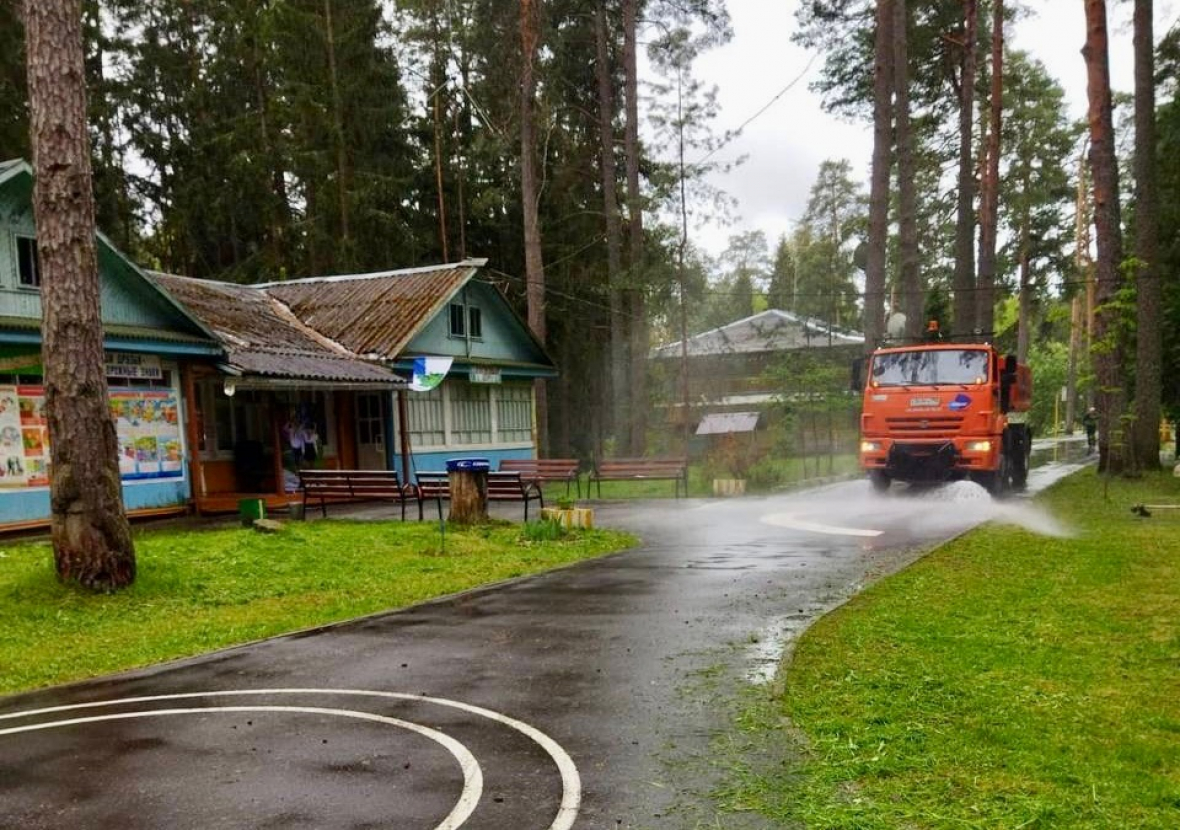 УК ОЭЗ «Дубна» оказала помощь детскому лагерю «Сосновый бор»