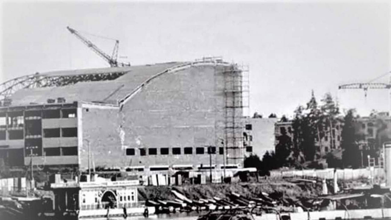 Строительство бассейна "Архимед" / 1969 год