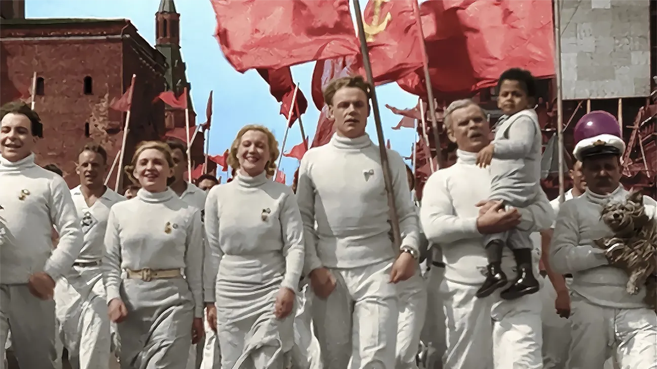 Кадр из фильма "Цирк", 1936 год, СССР