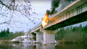 Мост через реку Дубна на съемках сериала "Бригада" (2002)